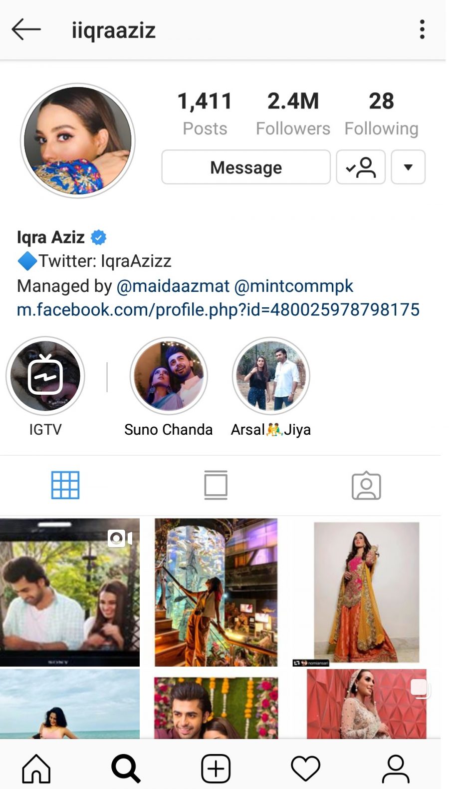 Iqra Aziz disappoints fans for unfollowing almost everyone on instagram ...