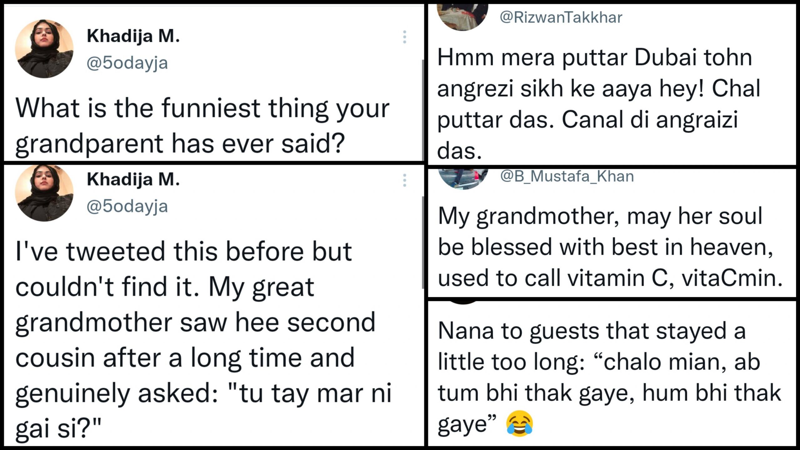 Pakistanis Are Sharing The Funniest Things Their Grandparents Have Said ...