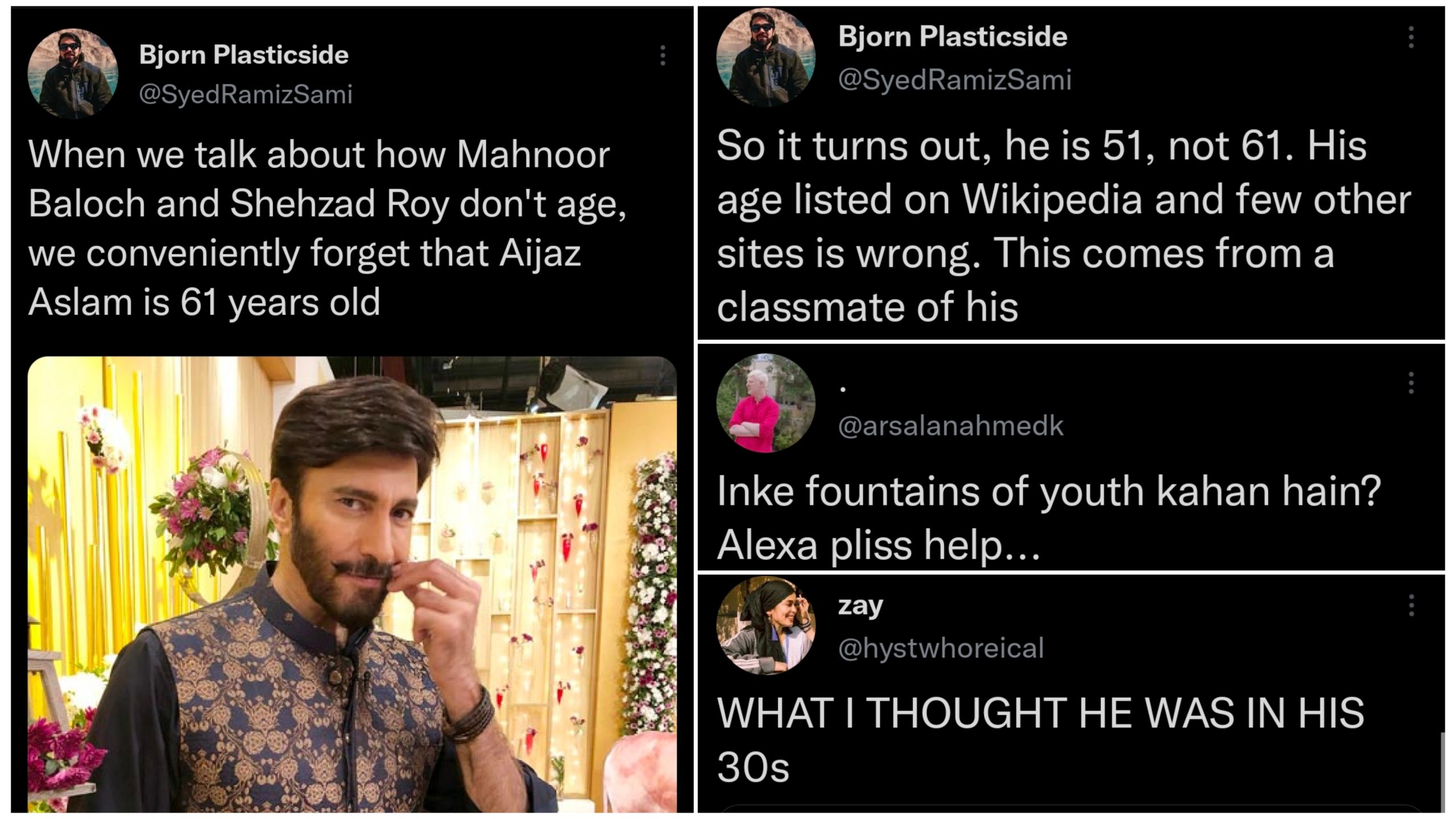 People Think Aijaz Aslam Too Has Discovered The Fountain Of Youth After ...